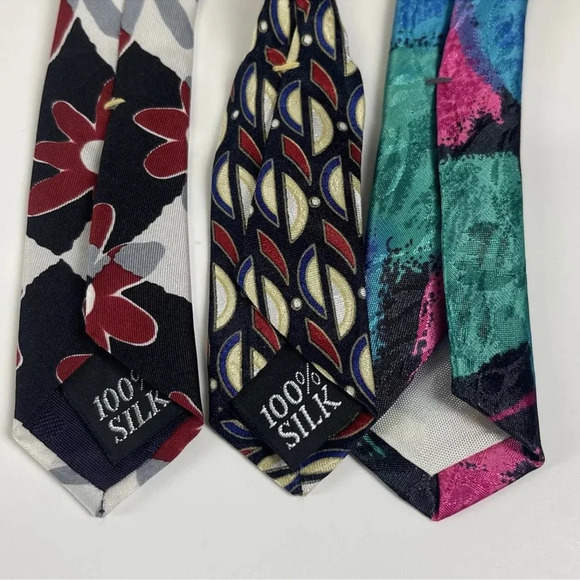LaSalle Mens Tie Necktie Multicolor Lot of 7 - Picture 7 of 9